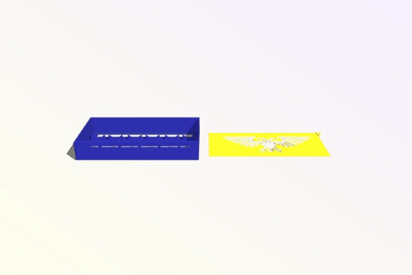 Vallejo paint stackable tray - box | 3d print model