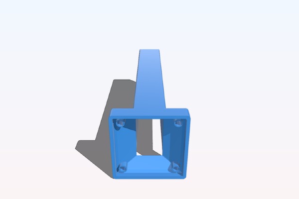 40mm Fan Duct for Anycubic Kossel with Trigorilla for TMC2130 stepper drivers | 3d print model