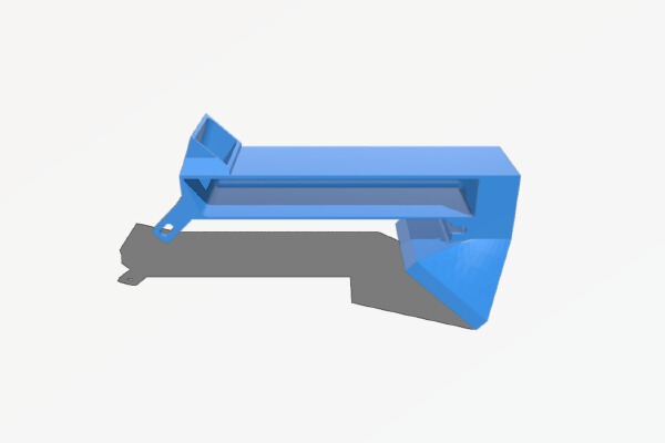 Anycubic Mega S Duct Remix | 3d print model