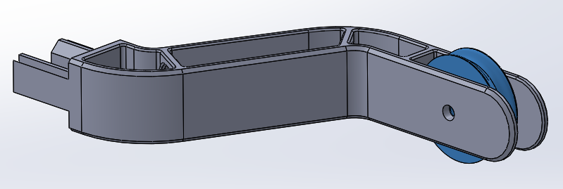 Anycubic Mega Zero - Upper filament guide with bearing | 3d print model