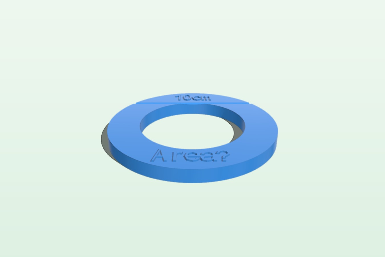 Ring Area From A Chord