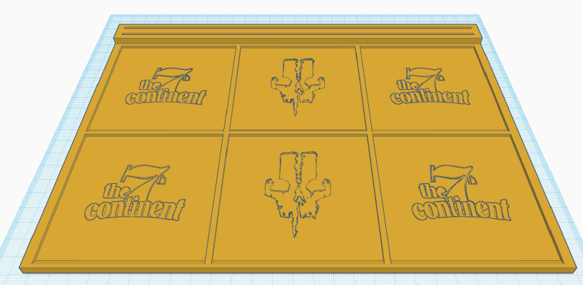 7th Continent - Player and equipment Tray | 3d print model