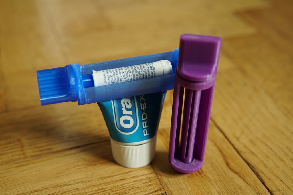 Shortened Toothpaste Tube Squeezer