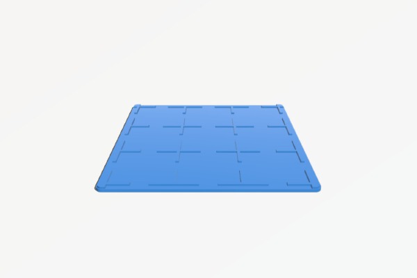 KDM 9 Slot Gear Grid | 3d print model