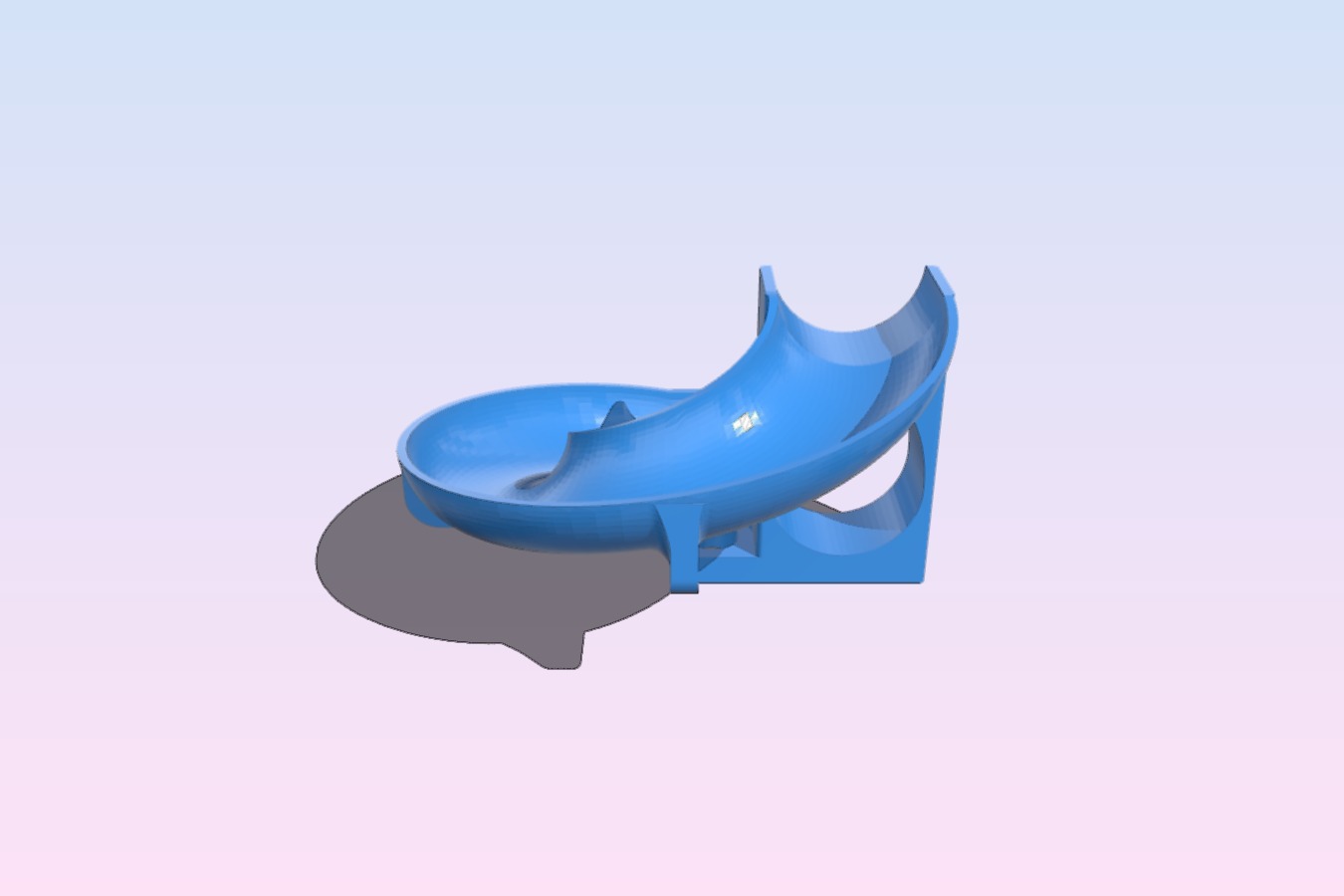 Hubelino _ Duplo compatible marble run - 270 degree turn ramp