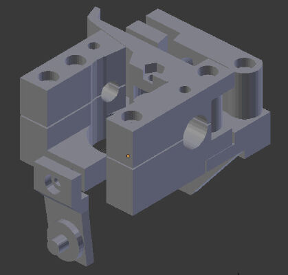 IeC Direct - Basculating MK8 Direct Extruder | 3d print model