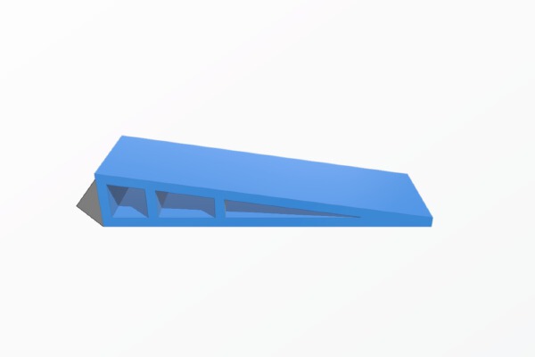 FT Cub Rear Wing Support | 3d print model