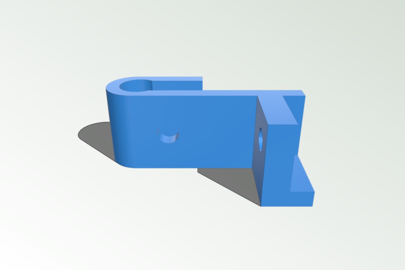Threaded rod fan mount