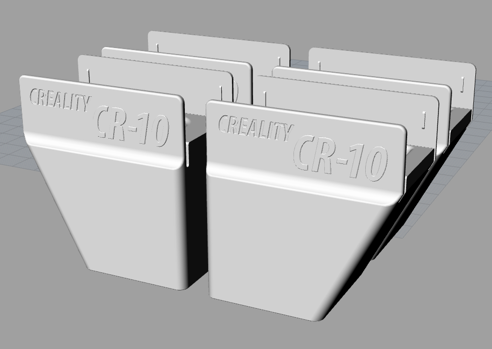 CR-10 Legs with 40mm, 45mm rubber ball