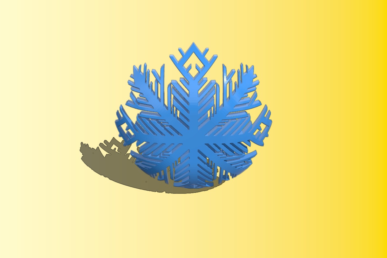 Snowflake bowl