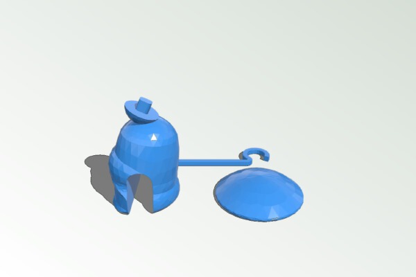 Fisherman tea bag holder | 3d print model