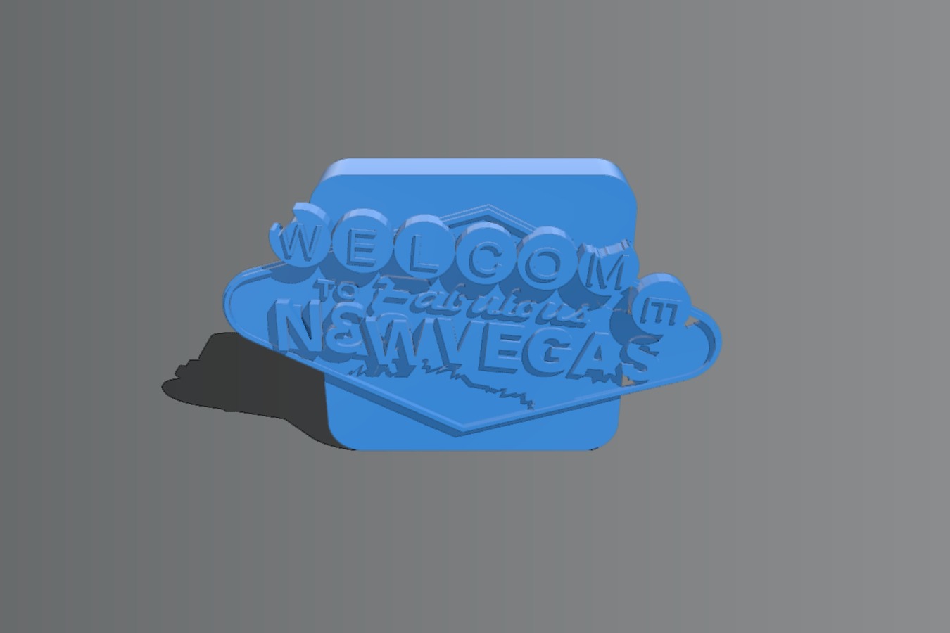 Fallout New Vegas Sign QR Cover