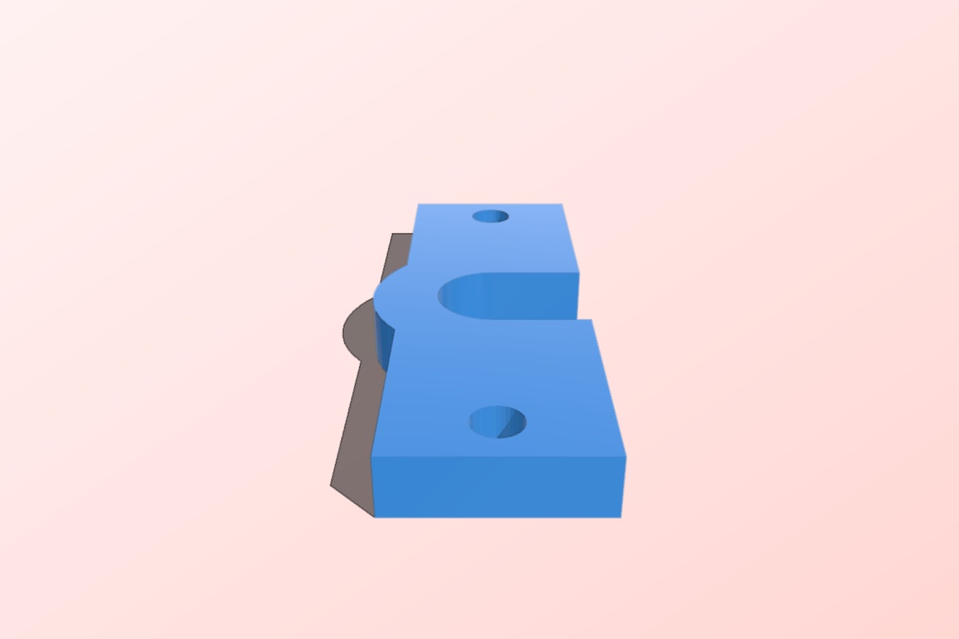E3D v6 adapter plate Small-Version