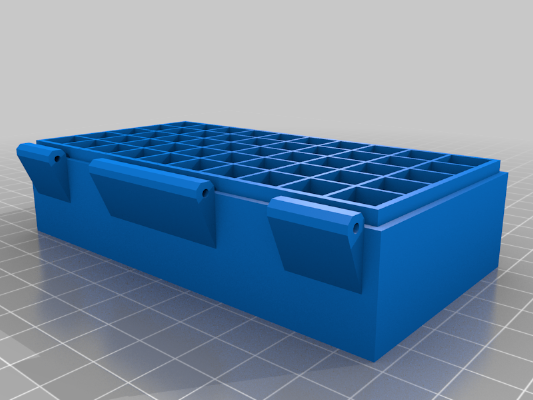 9mm ammo box better latch | 3d print model