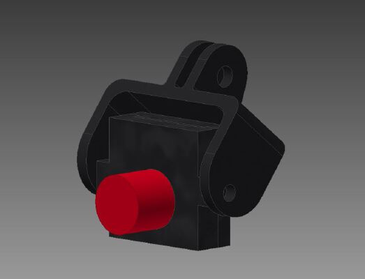 Case for Raspberry Pi Camera Module Board 5MP 160° for GoPro Mount | 3d print model
