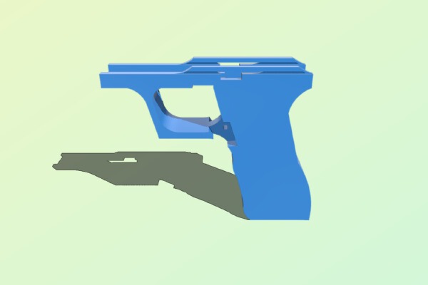 handgun | 3d print model