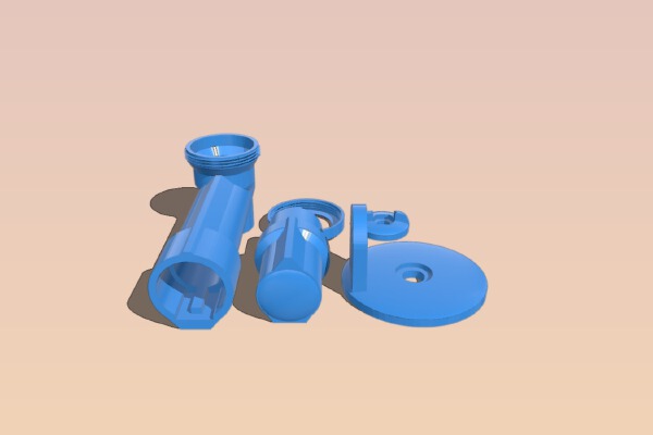 Motorcycle Helmet Cam | 3d print model