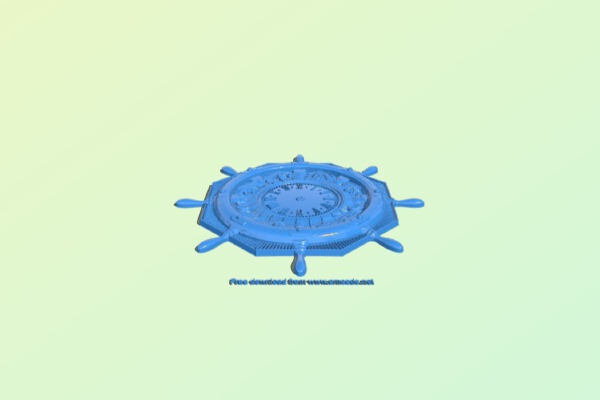 Wall clock pattern | 3d print model