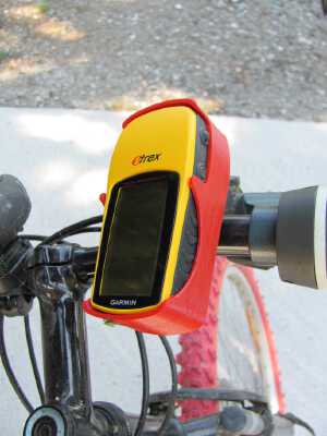 Garmin etrex holder for bicycle with 22mm handlebars | 3d print model