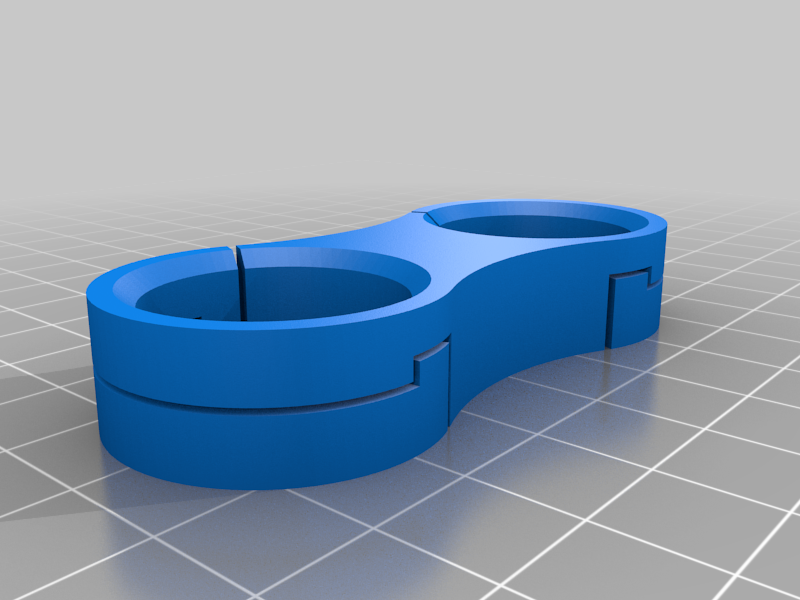 Modular Pulley - Loop and Snap Hook Joint - Print in Place