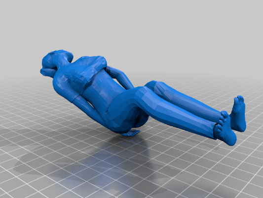 NSFW Sportswoman nude erotic pose 2 | 3d print model