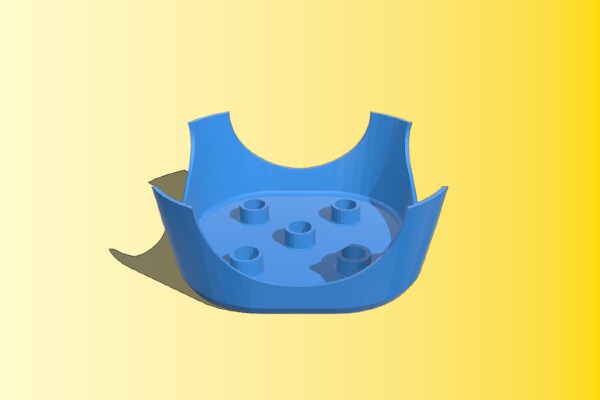 holder for trumpet mouthpieces | 3d print model