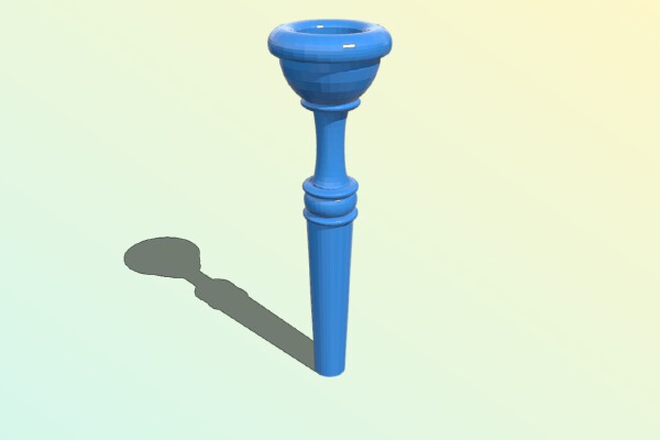 Trumpet Mouthpiece | 3d print model
