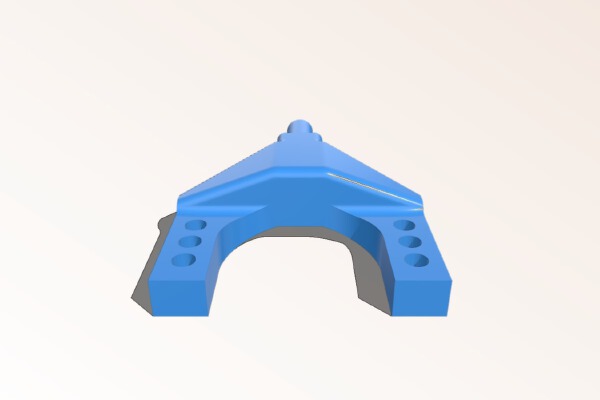 Rustler body bracket for Stampede.  Traxxas | 3d print model