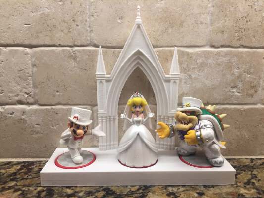 Amiibo Wedding Set- Mario Odyssey | 3d print model