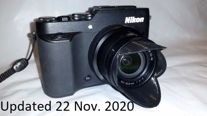 Petal Hood for Nikon P7700 and P7800 | 3d print model