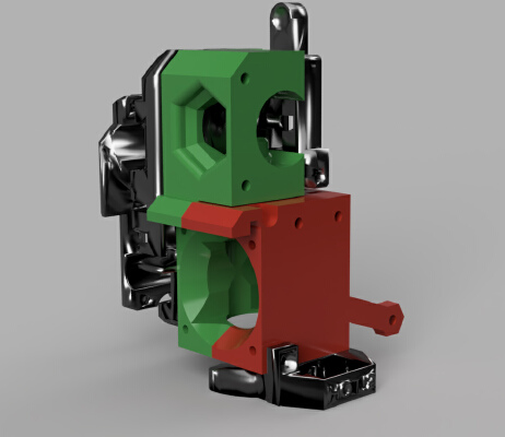Prusa MK2 to MK3 Extruder Conversion | 3d print model