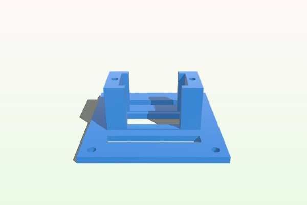 Makerbeam Servo Mount for Modelcraft RS-3 | 3d print model