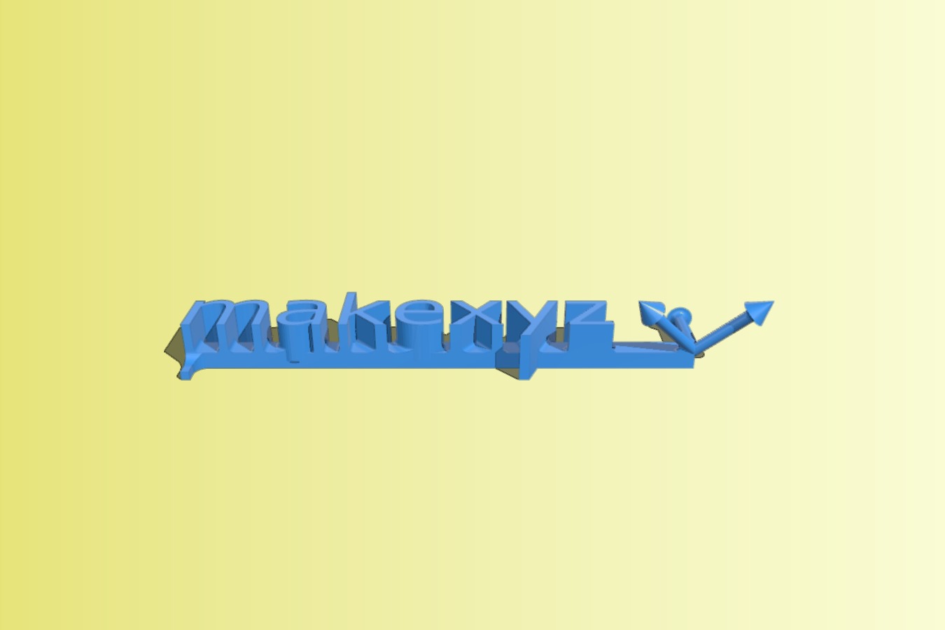 MakeXYZ Printable Logo