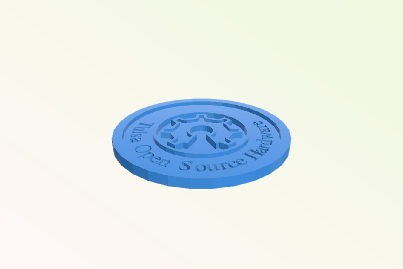 Tulsa Open Source Hardware Coaster