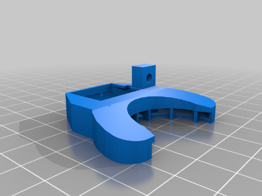 BLV E3D V6 Bowden Extruder Mount | 3d print model