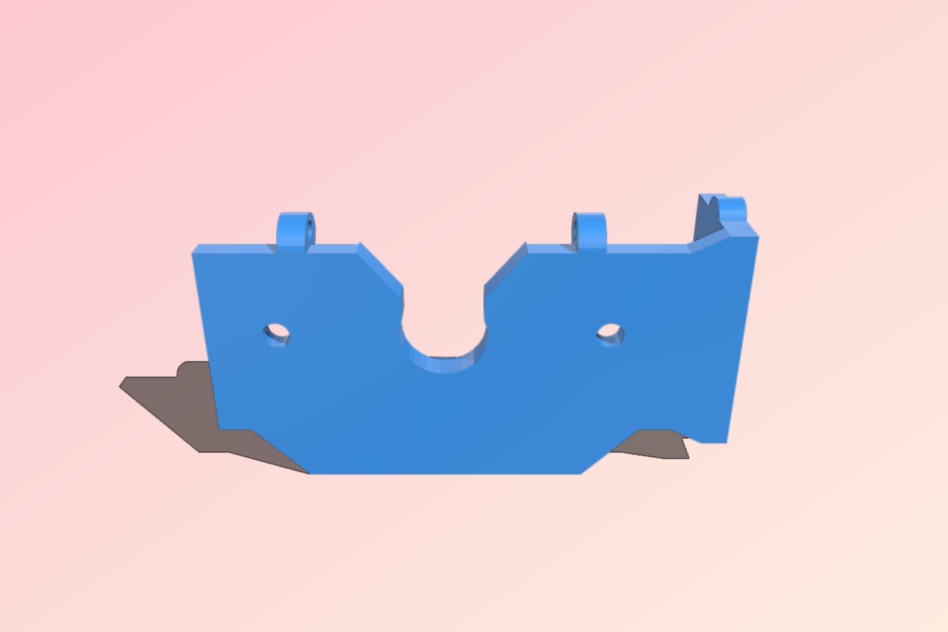 prusa i3 jhead holder 5mm sunken nut with servo mount ver-3