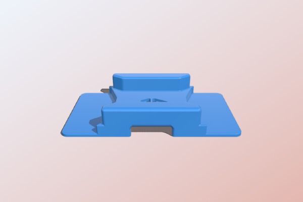 ZMR-250 Case Tray Mount (No Foam) | 3d print model