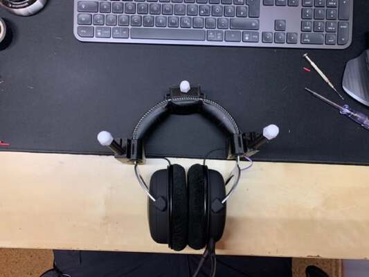 Head Tracking TrackIR for Gaming Headset HyperX Cloud 2 with PS3 Eye | 3d print model
