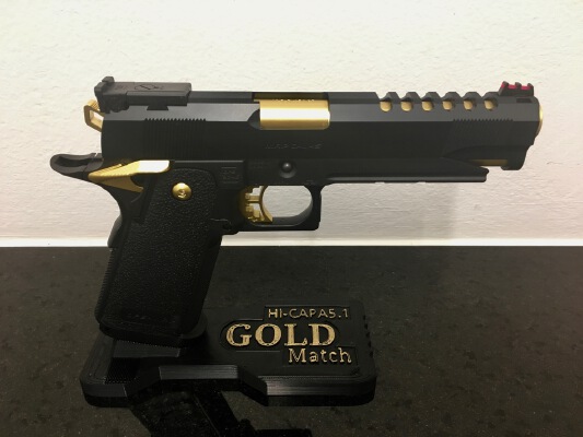 TM Hi-CAPA5.1 Gold Match Stand | 3d print model
