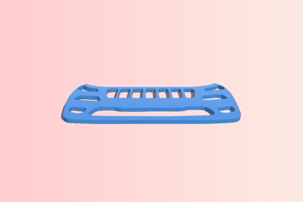 New style Jeep Cherokee Keychain | 3d print model