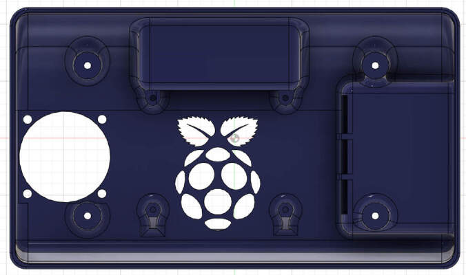 Case for Raspberry Pi 7" Touch Screen | 3d print model