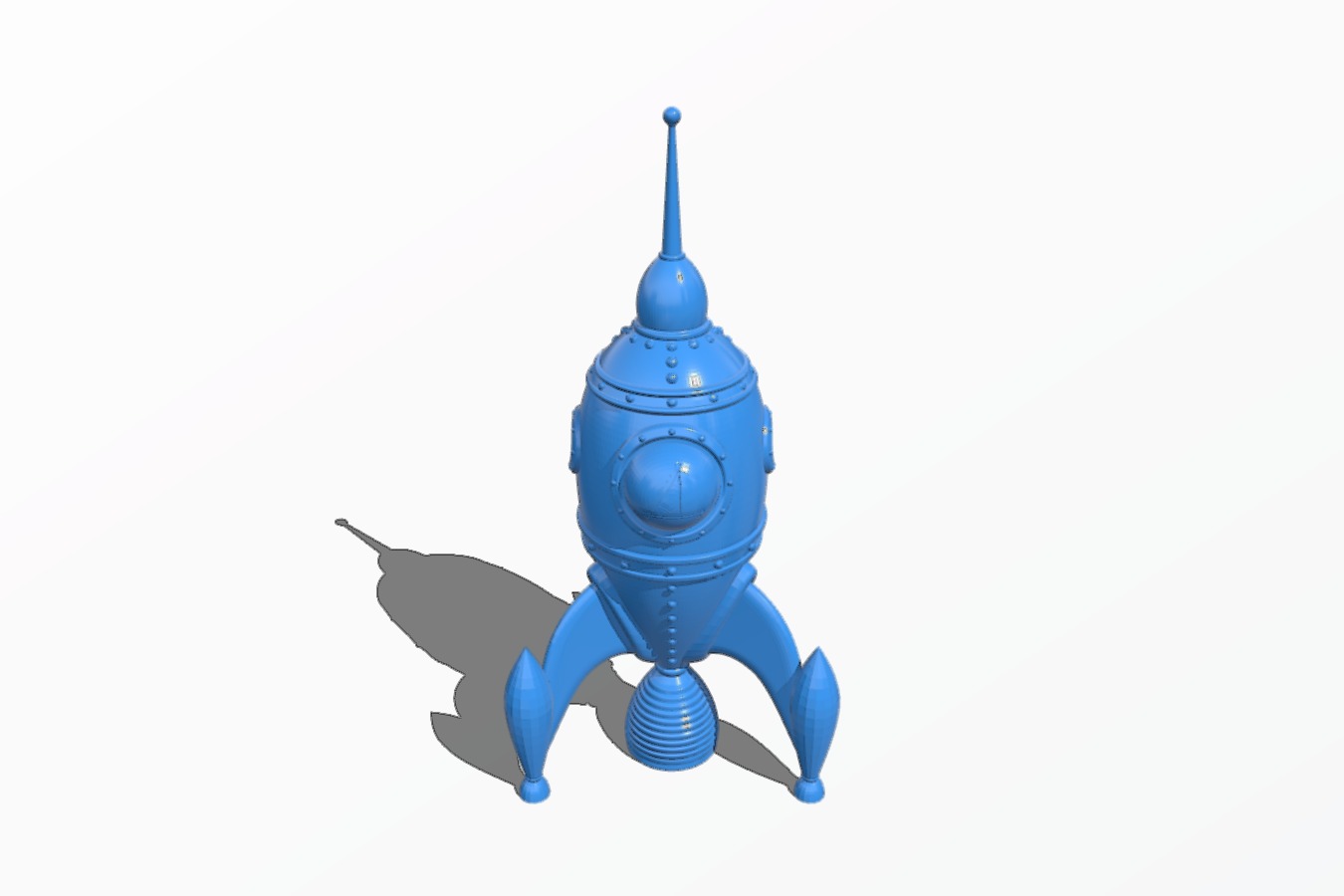gCreate Official Rocket Ship - 1 Piece Hollow