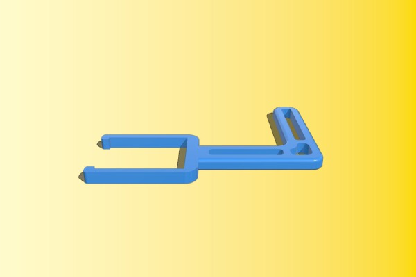 Peopoly Moai - Lateral Build Plate Grip | 3d print model