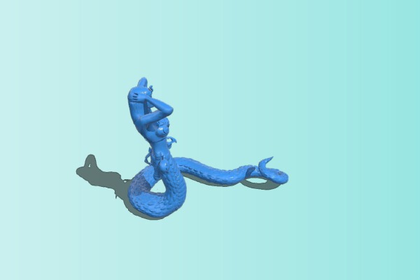 snakewoman sadist | 3d print model