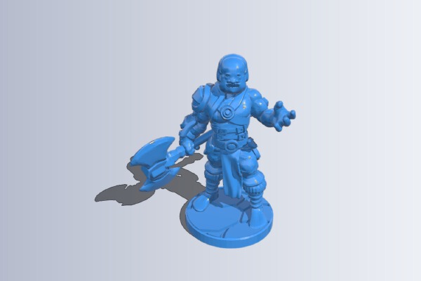 Rick and Morty - Meatface (Goldenfold) - Fighter | 3d print model
