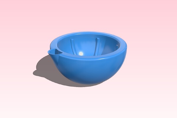 hollow shaving bowl | 3d print model