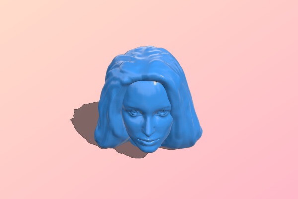 Female Head | 3d print model