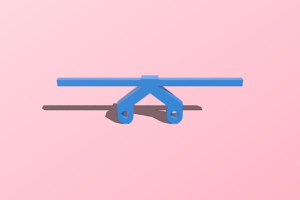TBS Source One R9 Antenna T-Mount | 3d print model