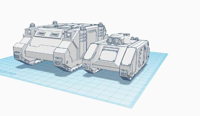 Celeritas,  Light Tank | 3d print model