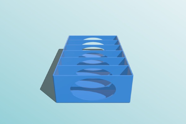 6 Bay 3.5 HDD Holder | 3d print model